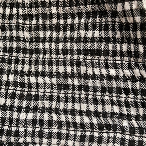 Ruffled black and white checkered skort - Picture 3 of 4